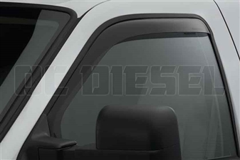 WeatherTech 80138 Front Pair Dark Side Window Deflectors for 1999-2016 Ford 7.3L, 6.0L, 6.4L, 6.7L Powerstroke