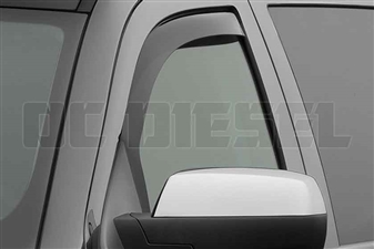 WeatherTech 80740 Front Pair Dark Side Window Deflectors for 2014-2017 GM 6.6L Duramax LML, LP5