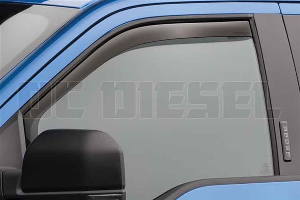 WeatherTech 80765 Front Pair Dark Side Window Deflectors for 2017 Ford 6.7L Powerstroke