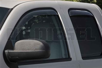 WeatherTech 86426 Dark Side Window Deflectors Set for 2007-2013 GM 6.6L Duramax LMM, LML