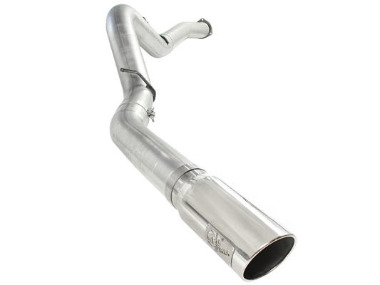 aFe Power 49-04040-P ATLAS 5" Aluminized DPF-Back Exhaust System for 2007.5-2010 GM 6.6L Duramax LMM