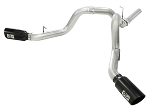 aFe Power 49-04043-B ATLAS 4" Aluminized DPF-Back Exhaust System for 2011-2016 GM 6.6L Duramax LML