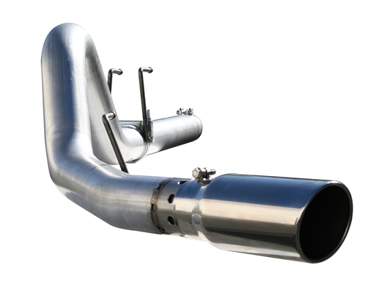aFe Power 49-43006 Large Bore-HD 4" 409 Stainless Steel DPF-Back Exhaust System for 2008-2010 Ford 6.4L Powerstroke