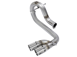 aFe Power 49-44065-P Rebel Series 3" 409 Stainless Steel DPF-Back Exhaust System for 2016 GM 2.8L Duramax LWN