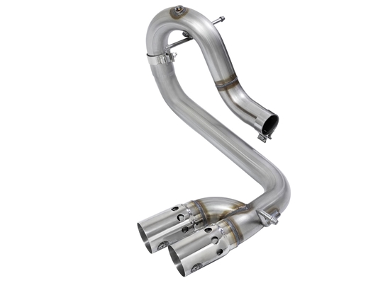 aFe Power 49-44065-P Rebel Series 3" 409 Stainless Steel DPF-Back Exhaust System for 2016 GM 2.8L Duramax LWN