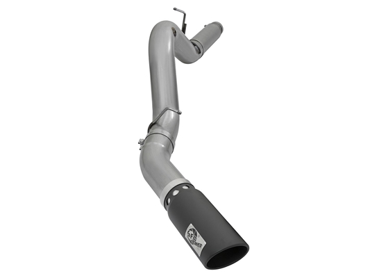 aFe Power 49-44081-B Large Bore-HD 5" 409 Stainless Steel DPF-Back Exhaust System for 2016 GM 6.6L Duramax LML