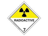 Class 7 Radioactive - 250 mm label