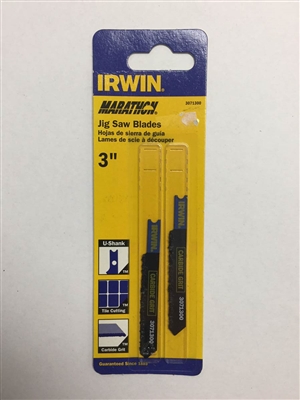 Irwin 3071300 3" Jig Saw Blade 5/32" Carbide Grit