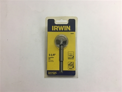 Irwin I-42920 1-1/4" by 3/8" Shank Forstner Bit