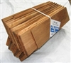 Tapersawn Hip & Ridge Shingles, Premium Grade Western Red Cedar, 10/12 Pitch