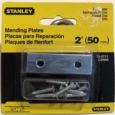 Stanley Hardware 75-5711 Mending Plates 2 Inch