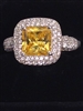 25653  Sparkling Canary Royal Ring