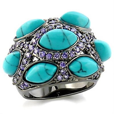 9W158 Turquoise Ring