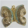 BUTFLY12G FASHION BUTTERFLY PENDANT