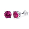 EE084P PINK STERLING SILVER STUDS