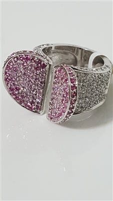 EE1500HRT  Chic CZ Heart Shape Ring