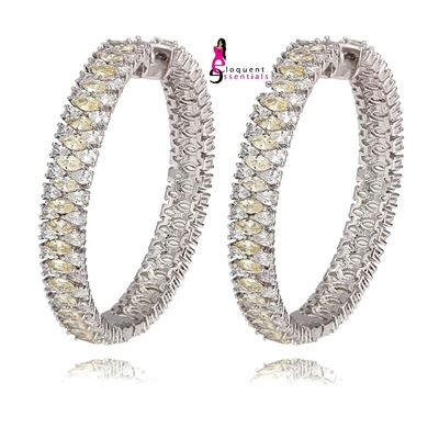 EE421S LUXURY HOOP EARRINGS