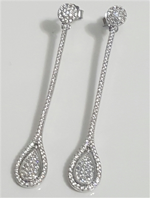 EES444Q ELEGANT TEARDROP EARRINGS