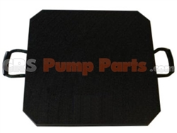 Square outrigger pads, Concrete Pump Parts, CRS Pump Parts