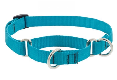 Lupine 3/4" Aqua 10-14" Martingale Training Collar