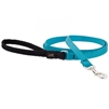 Lupine 1/2" Aqua 6' Padded Handle Leash