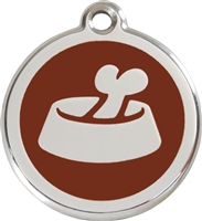 Red Dingo Medium Bone in Bowl Tag - 11 Colors