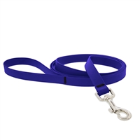 Lupine 3/4" Splash BioThane True Blue 4' Leash