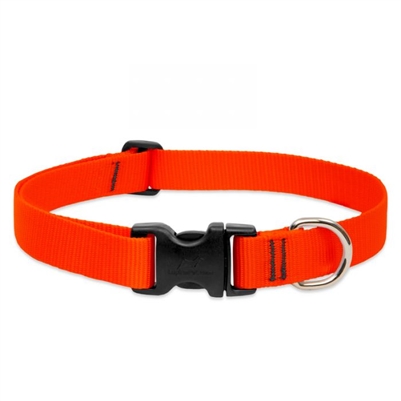 Lupine 1" Blaze Orange 12-20" Adjustable Collar