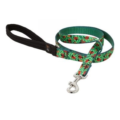 Retired Lupine 3/4" Beetlemania 4' Padded Handle Leash