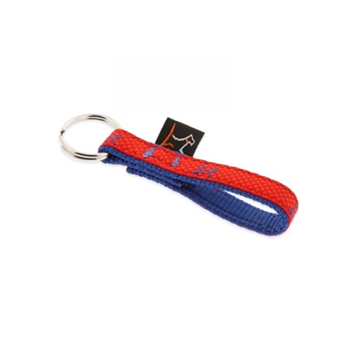 Lupine Club 1/2" Derby Red Keychain