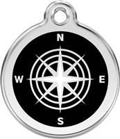 Red Dingo Large Compass Tag