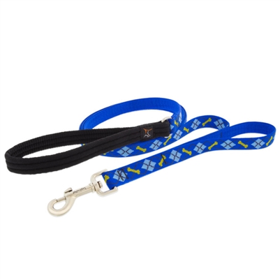 Lupine 3/4" Dapper Dog 4' Padded Handle Leash