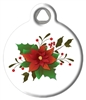 Dog Tag Art Poinsettia - DTA-22