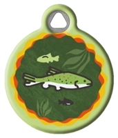 Dog Tag Art Lupine Brook Trout - DTA-12124