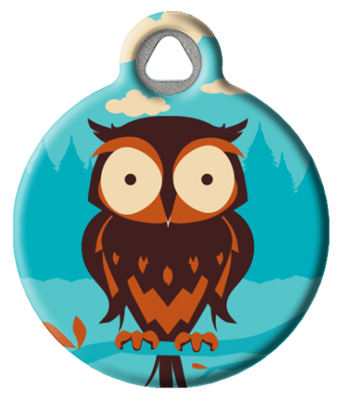 Dog Tag Art Lupine Hoot - DTA-MB686