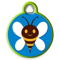 Dog Tag Art Lupine Blue Bees - DTA-MB630