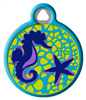 Dog Tag Art Lupine Sea Ponies - DTA-MB659