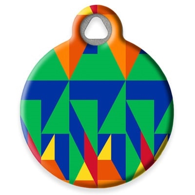 Dog Tag Art Lupine Origami - DTA-MB692