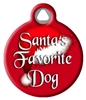 Dog Tag Art Santa's Favorite Dog- DTA-577