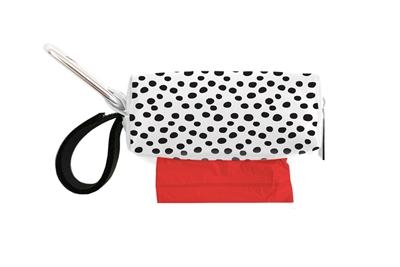 Doggie Walk Bags - Dalmatian Square Duffel