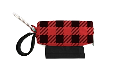 Doggie Walk Bags - Red Check Duffel