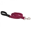 Lupine ECO 1" Berry 6' Padded Handle Leash