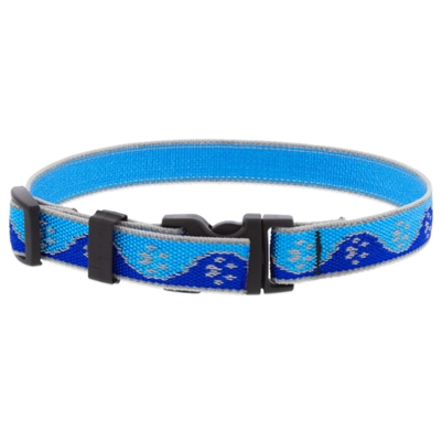 Lupine 3/4" Blue Paws E-Collar Replacement Strap No Holes