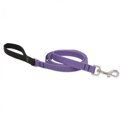 Lupine ECO 3/4" Lilac 4' Padded Handle Leash