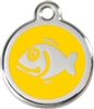 Red Dingo Enamel Small Fish Tag - 11 Colors