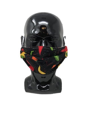 Other - Chili Peppers Pleated Style Face Mask