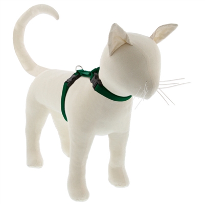 Lupine 1/2" Green 9-14" H-Style Cat Harness