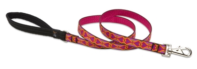 Retired Lupine 3/4" Heart 2 Heart 4' Padded Handle Leash (Gate Style Clasp)