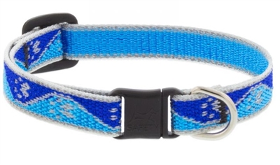 Lupine High Lights 1/2" Blue Paws Cat Safety Collar