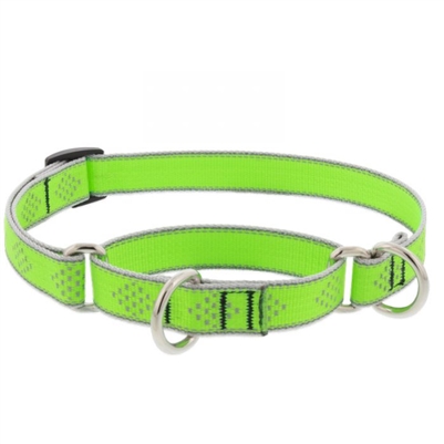 Lupine High Lights 3/4" Green Diamond 10-14" Martingale Training Collar